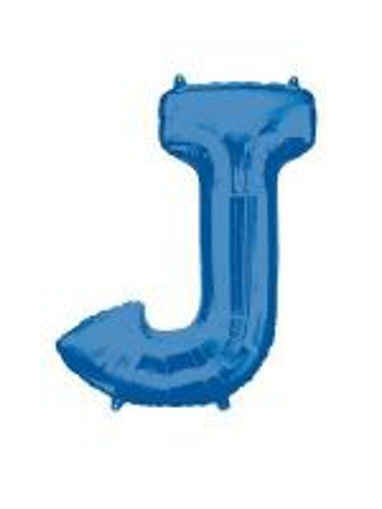 Picture of BLUE LETTER J FOIL BALLOON